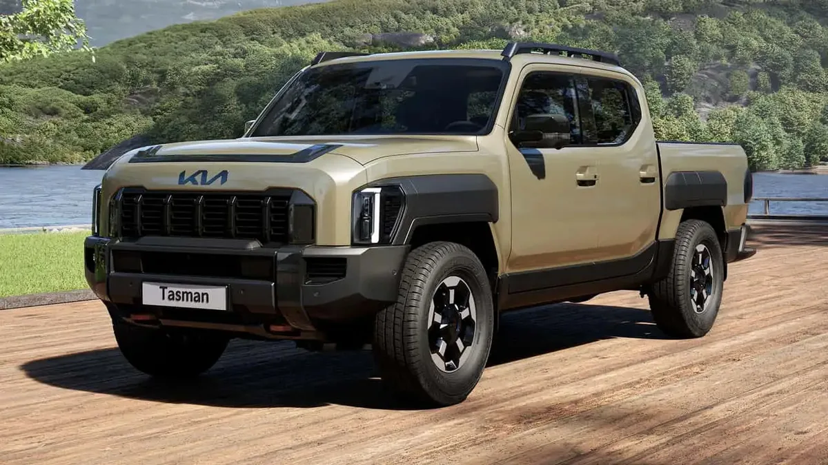 Kia Tasman estreia com motor diesel de 210 cv