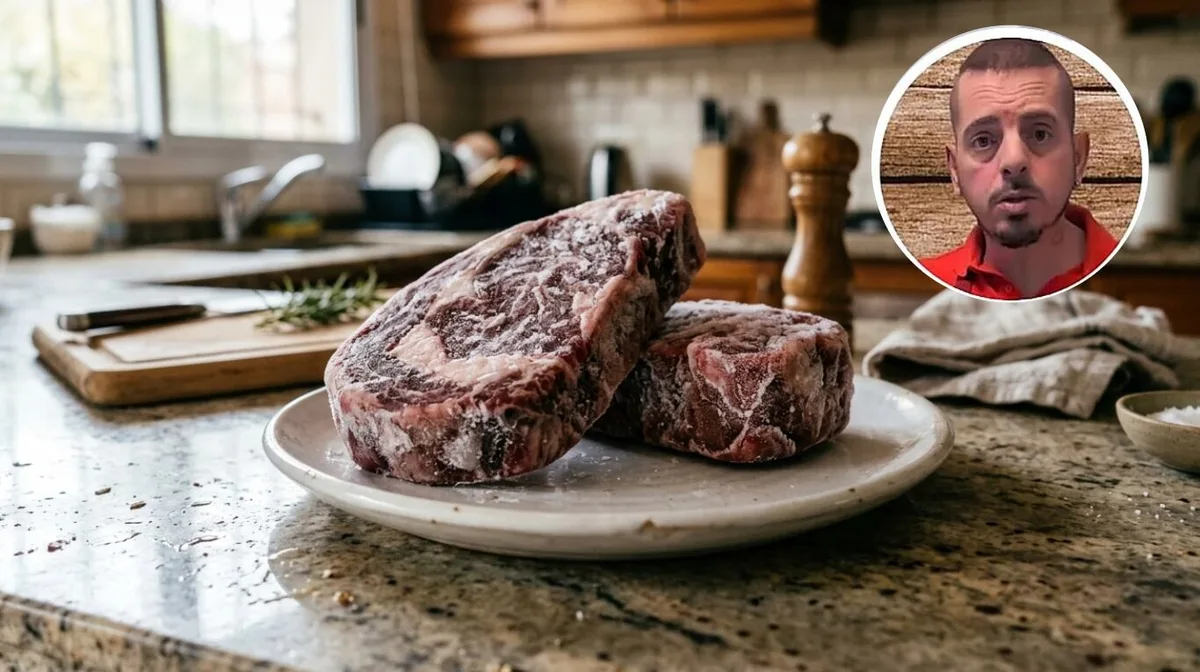 Mariano Sánchez, carnicero: “Para descongelar la carne en 5 minutos se necesita una olla con agua, vinagre y una pizca de sal”