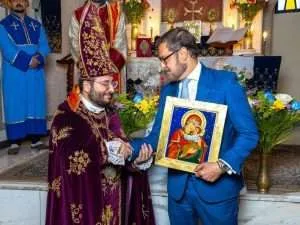 Canciller Plasencia visitó iglesias armenia y maronita en Caracas