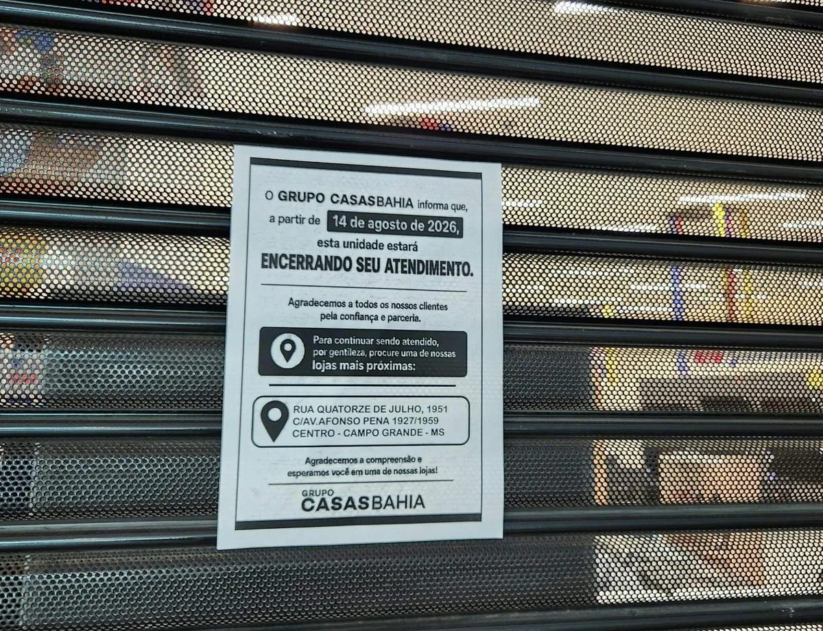 Justiça suspende demissões da Casas Bahia e decisão alcança trabalhadores de MS