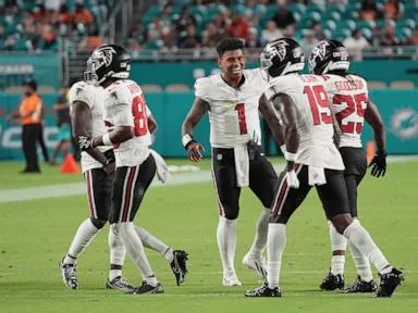 Tua Tagovailoa leads TD drive and loses fumble in Falcons' 17-12 preseason win over Dolphins