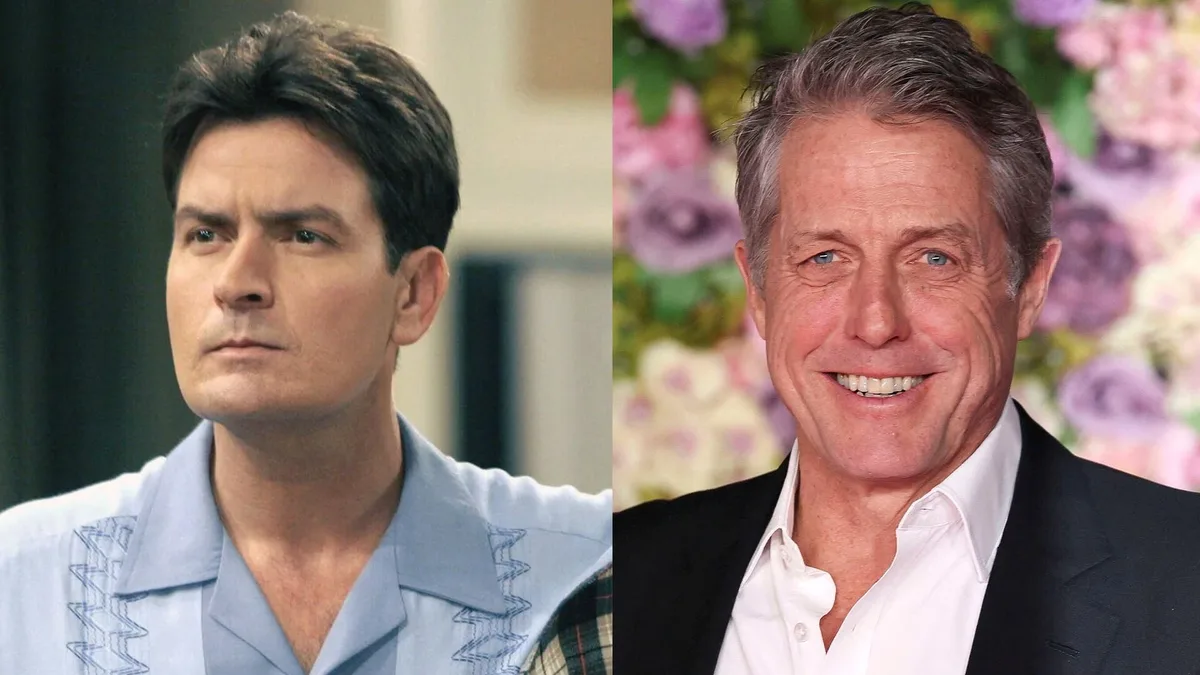 El momento en que Hugh Grant estuvo a punto de reemplazar a Charlie Sheen en ‘Two and a Half Men’
