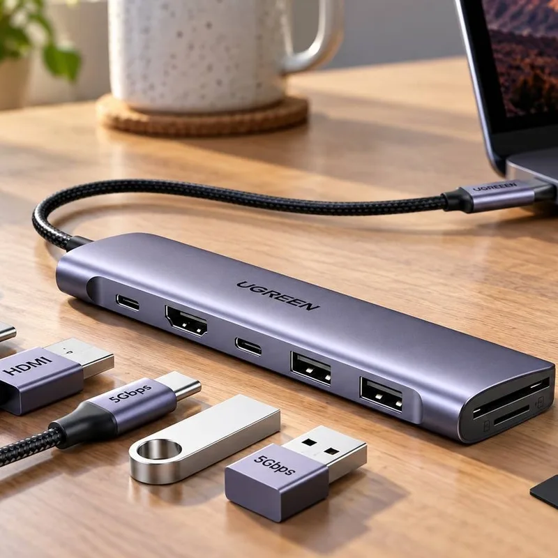 Actualité : Le hub USB Ugreen Revodok 1071 (7 en 1) passe sous les 20 €