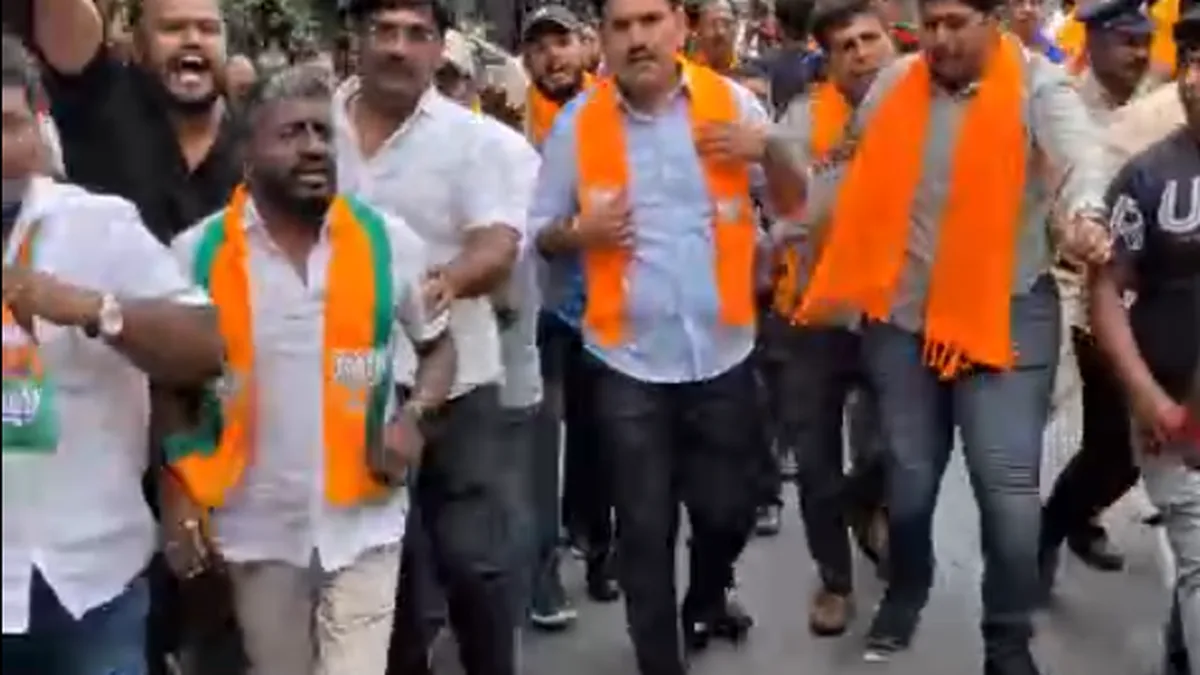 Police take BJP leaders into custody as they try to lay siege to Vidhana Soudha in Bengaluru