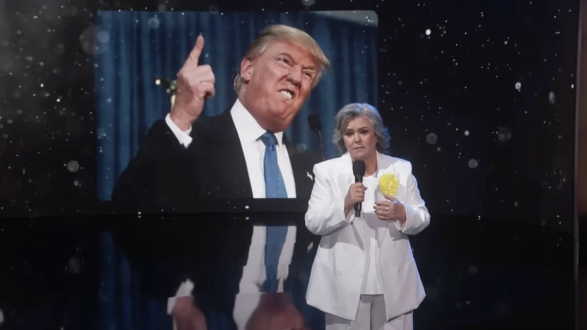 Rosie O’Donnell Ends ‘Jimmy Kimmel Live’ Guest Run With Trump-Roasting Song: “Use That Stable Genius Brain”