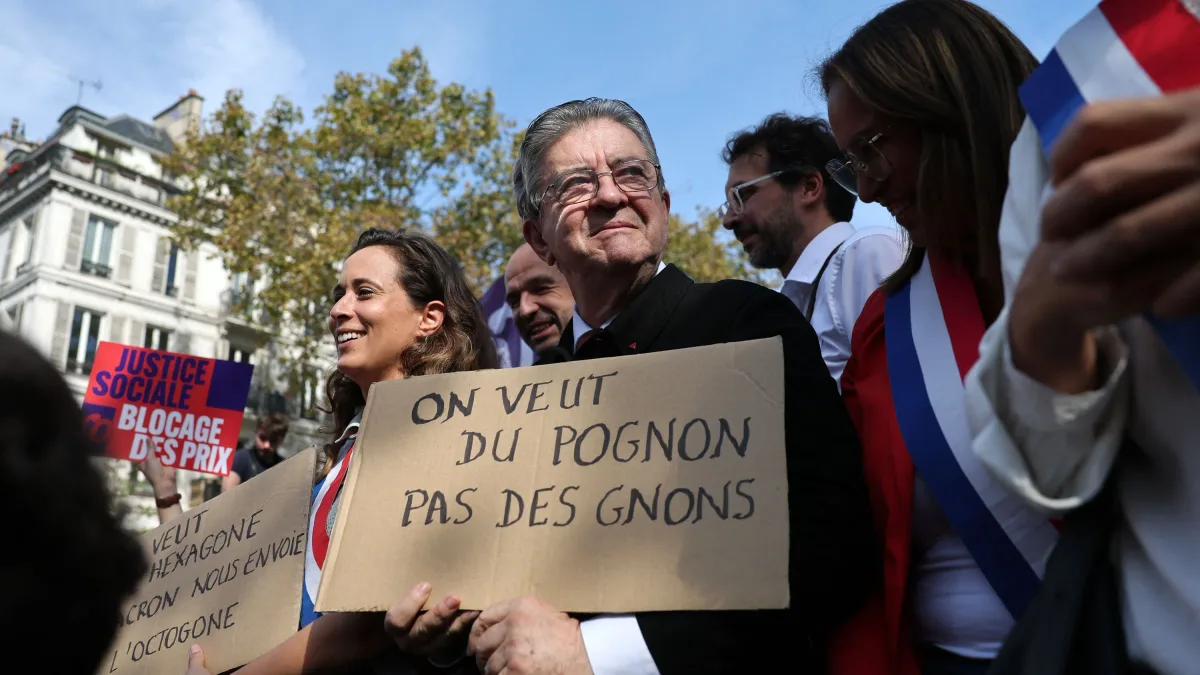 Frankreich: Der Brandstifter von der radikalen Linken
