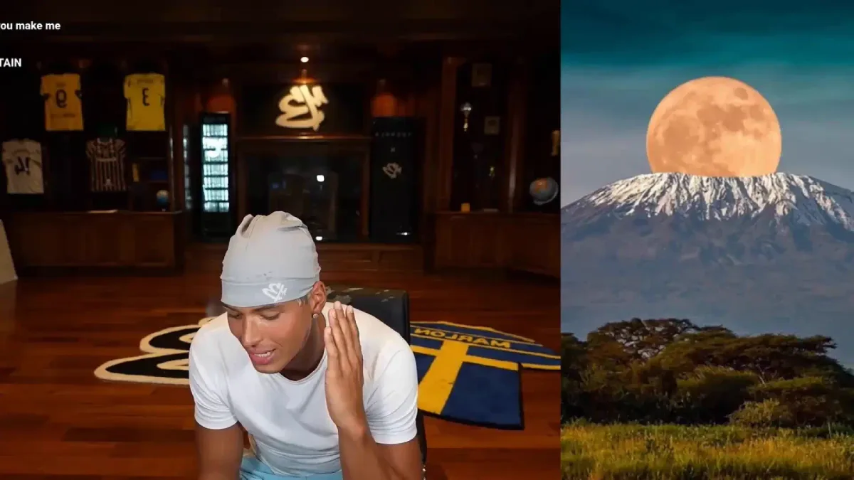 Un 'streamer' asegura que subirá el Kilimanjaro en menos de una semana y sin preparación: "No soy como la media"