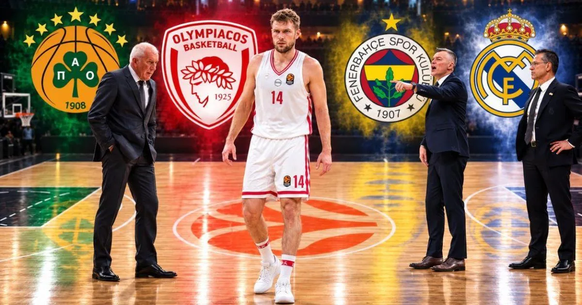 Todos contra Olympiacos: el campeón marca el paso en el arranque de la Euroliga