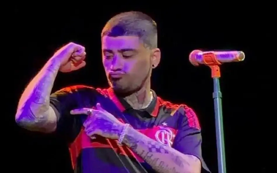 O ‘estrago’ causado por Zayn Malik ao trocar camisa do Palmeiras pela do Flamengo