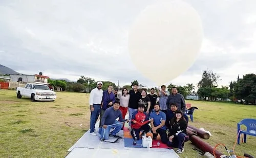 Lanzan a la estratósfera artesanías de Oaxaca