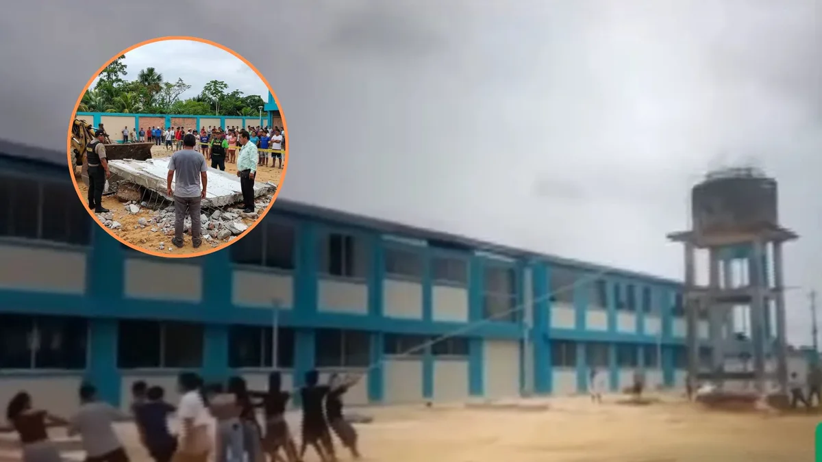Indignación en Iquitos: difunden videos de cómo obligaban a trabajar a escolares en construcción en colegio