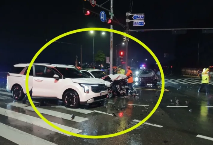 광양서 음주운전하다 차량 2대 잇달아 추돌…8명 부상