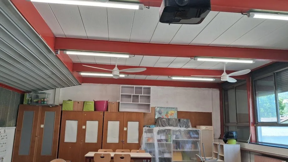 "Ces ventilateurs, ça fait une énorme différence" : en Isère, des écoles s'adaptent aux fortes chaleurs