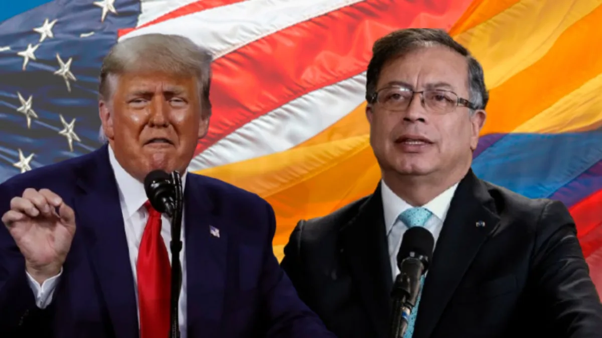 Donald Trump culpó a Gustavo Petro por descertificación de Colombia en la lucha antidrogas: “Incompetencia y caos”
