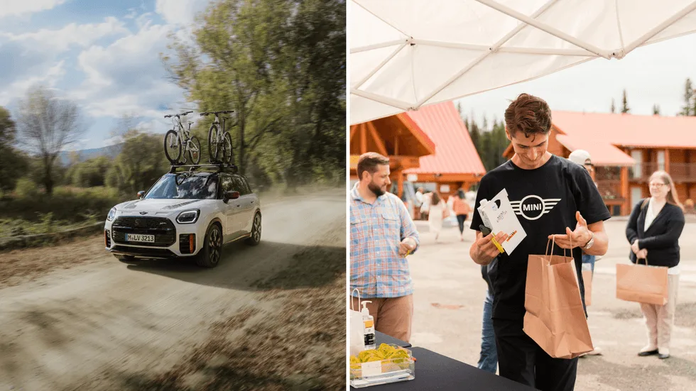 You can drive a MINI like a go-kart on this closed circuit at Sherway for 4 days only