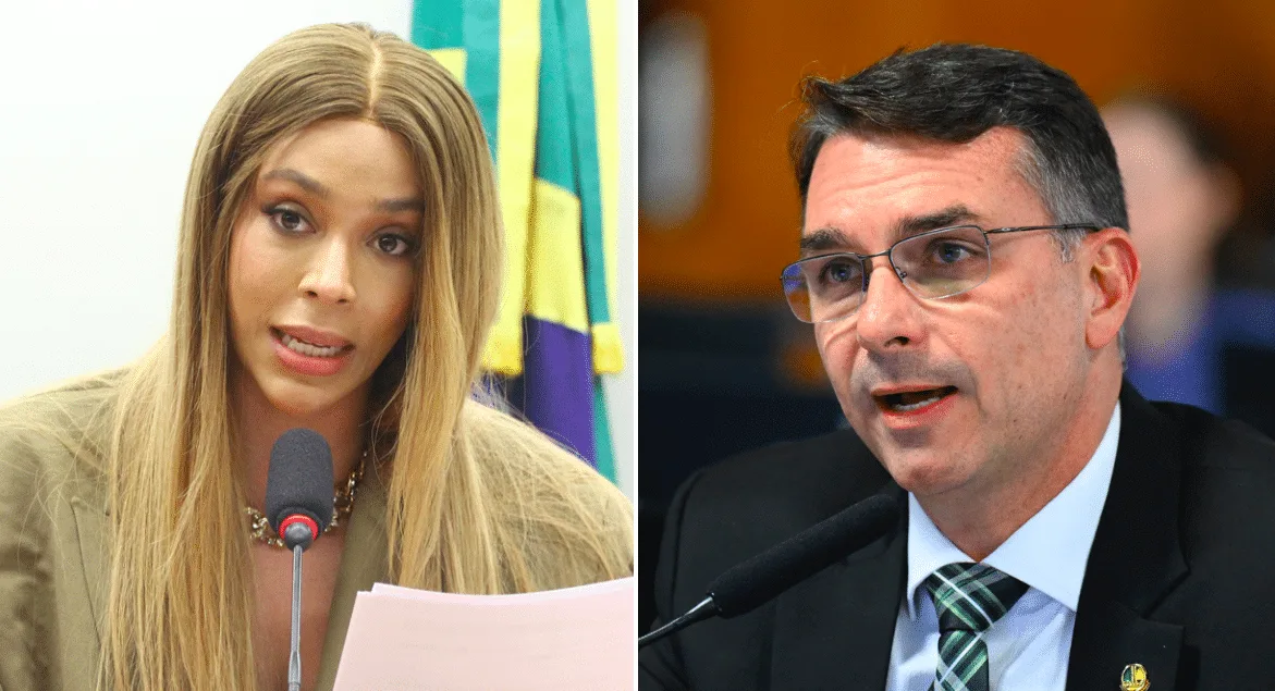 Erika Hilton aciona PGE contra Flávio Bolsonaro por suspeita de dinheiro dos EUA na campanha