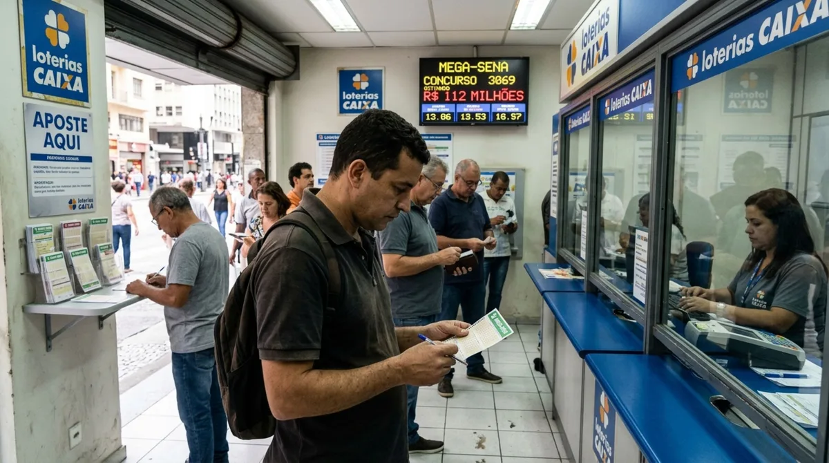 Mega-Sena de R$ 112 milhões tem sorteio no domingo às 11h, mas apostas regulares terminam no sábado