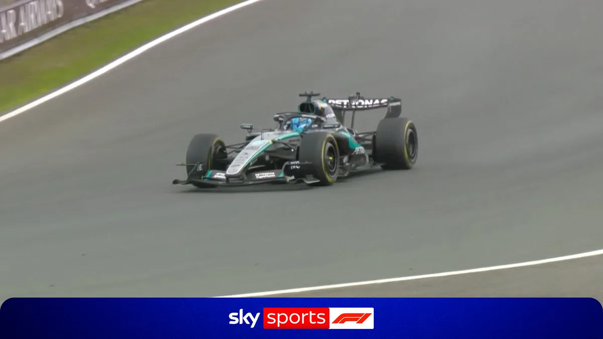 'Back with a BANG!' | Russell wins Dutch GP Sprint