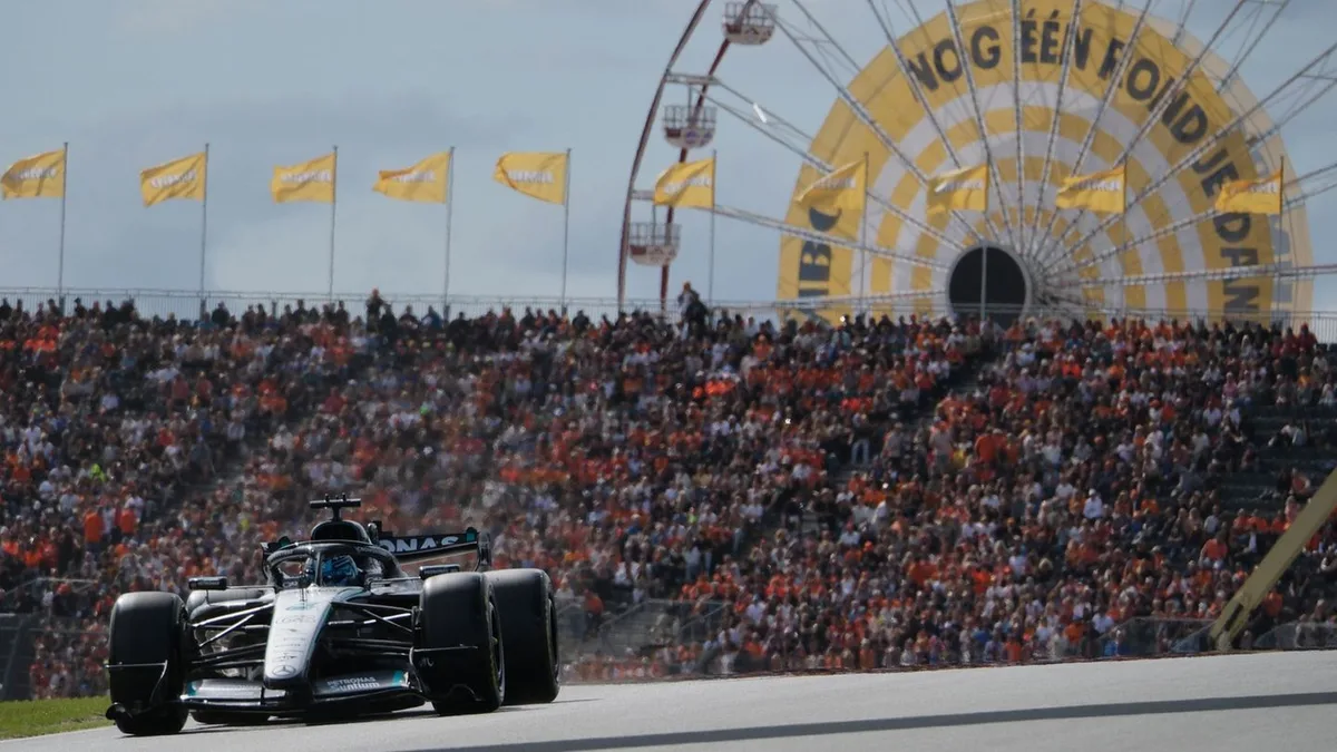 Grand Prix in Zandvoort: Sprintrennen: Russell-Sieg von der Pole in den Dünen