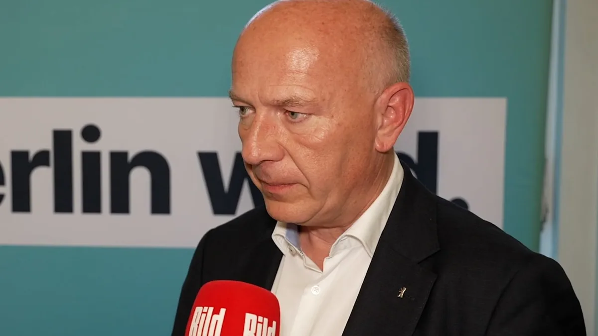 Bitteres Ergebnis für seine CDU - So reagiert Kai Wegner auf die Wahl-Klatsche