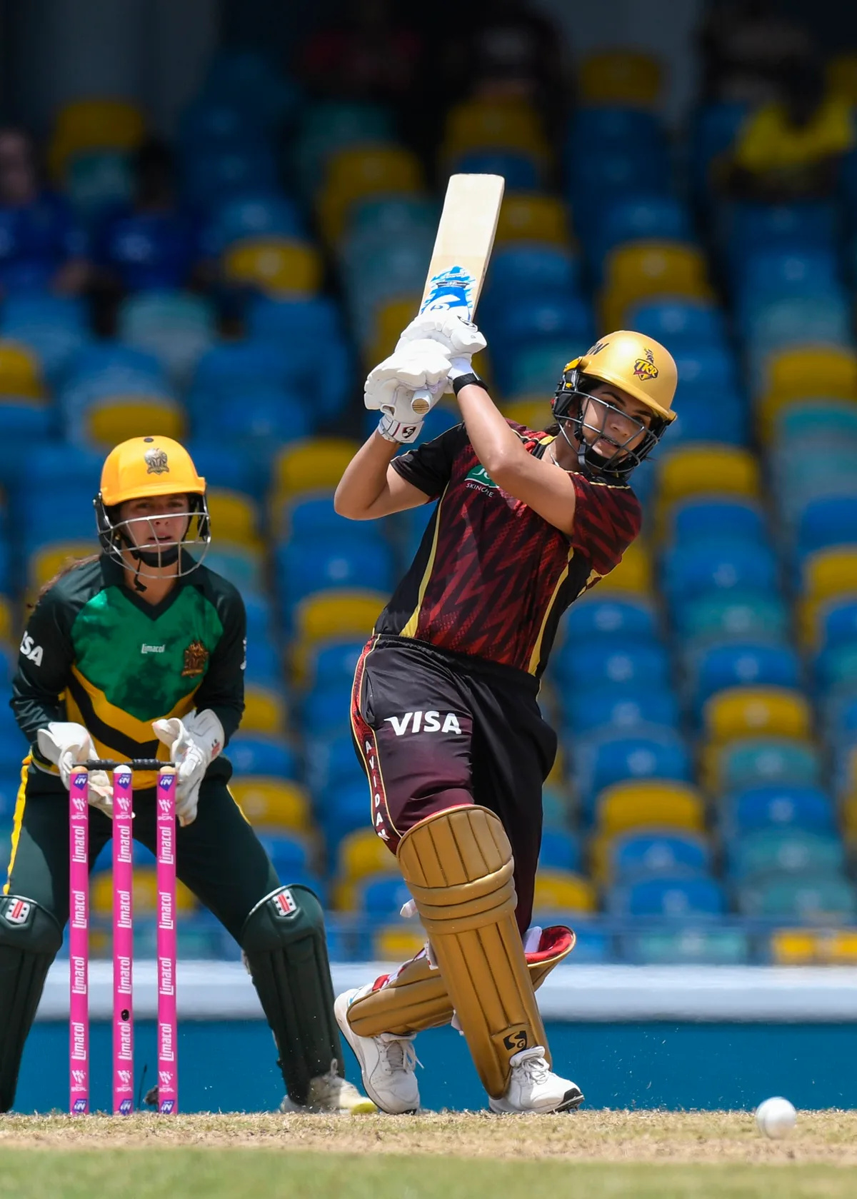 Bhatia half-century, Ramharack three-for hand Trinbago Knight Riders comfortable win