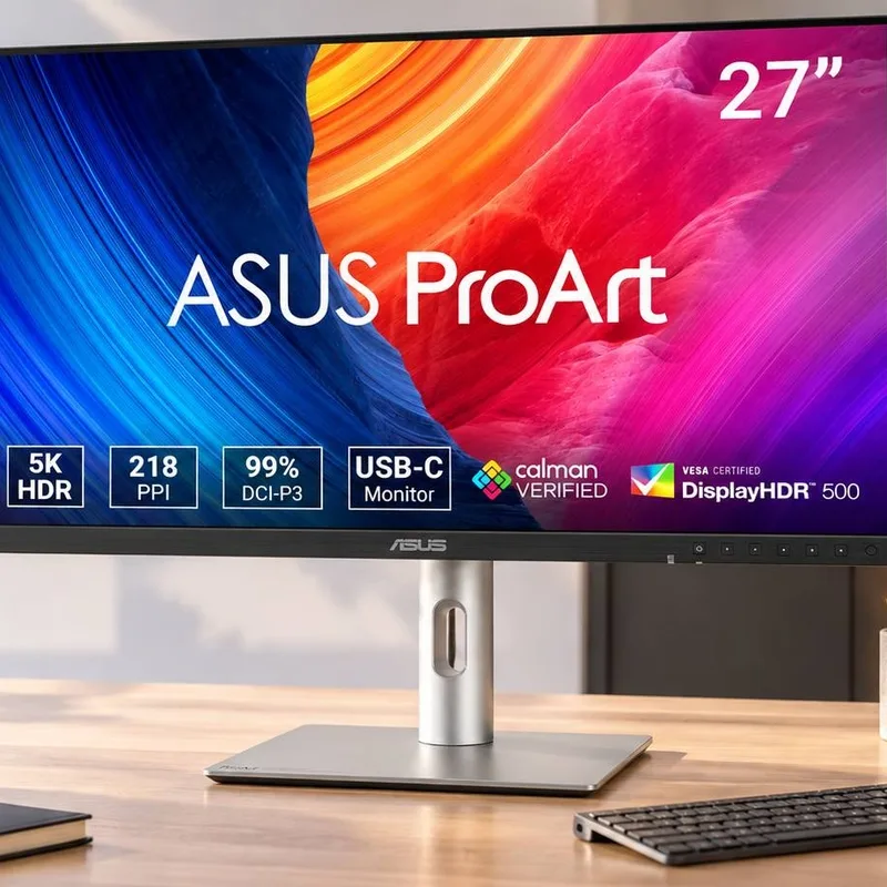 Actualité : L'écran PC 5K Asus ProArt PA27JCV passe sous les 500 € chez Amazon