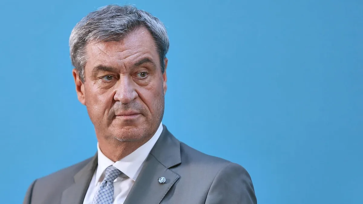 Warnung aus Bayern - Söder will Dunkelrot-Berlin den Geldhahn zudrehen
