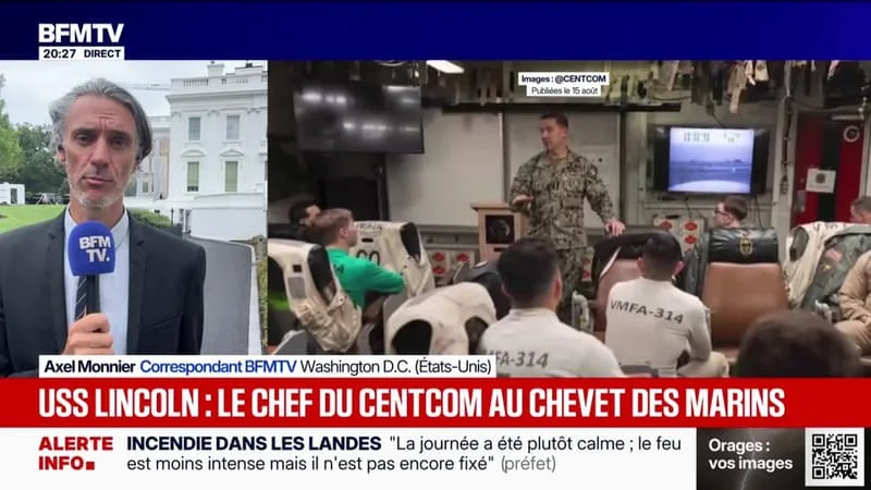 Tension à bord de l'USS Lincoln: le chef du CENTCOM a rendu visite aux marins
