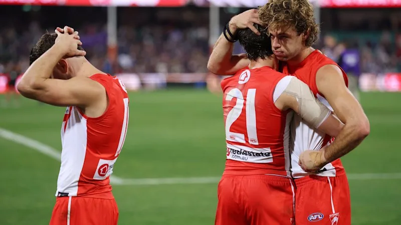 Swans’ roller coaster month ends with heartbreak after Fremantle fightback