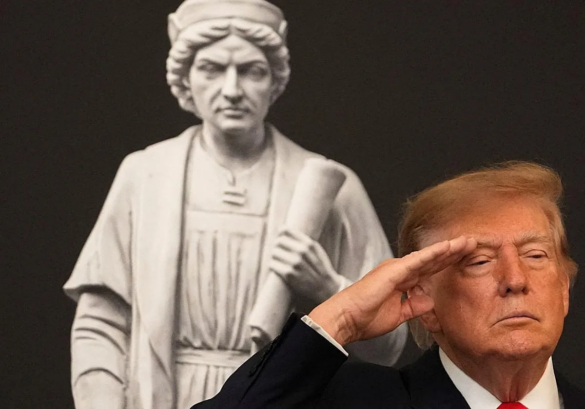 Trump lanza una web para homenajear a Cristóbal Colón, «el héroe americano original»