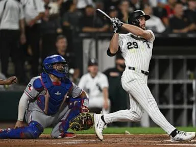 Tristan Peters homers for 5th consecutive game, White Sox beat Rangers 10-4