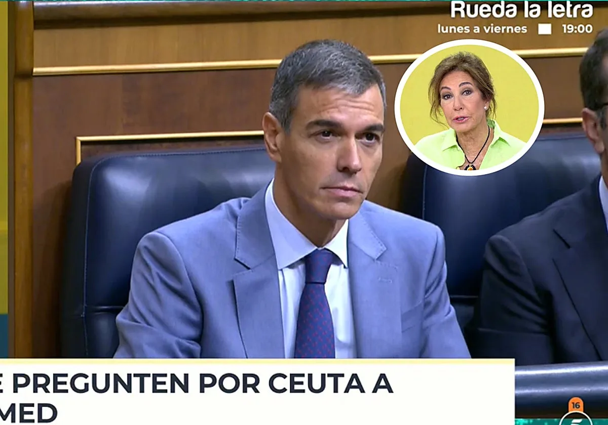 Ana Rosa pone en aprietos a Sánchez al señalar directa a la persona que sabe lo que esconde: «Qué le pregunten»