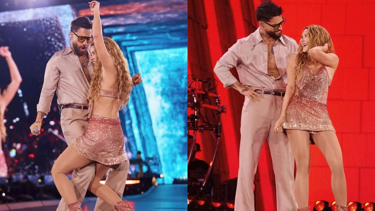 Maluma publicó fotos del show con Shakira en Madrid y emocionó a sus seguidores: “Nuestra química no sabe mentir”