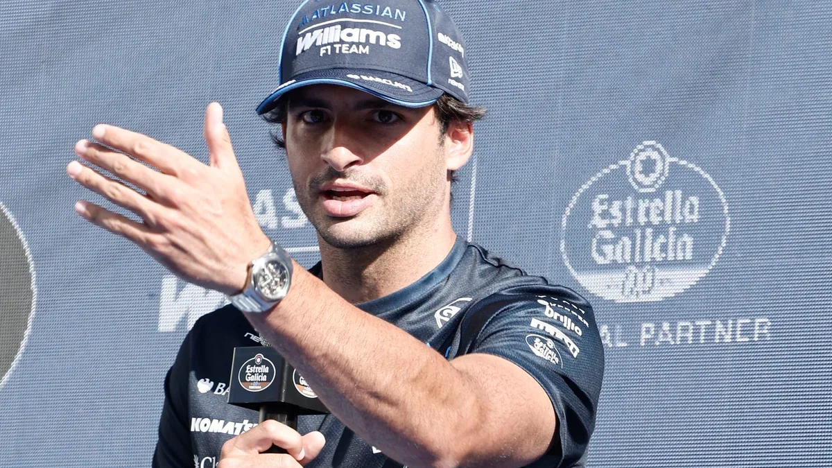El triste abandono de Carlos Sainz en su primer Gran Premio de Madrid en casa