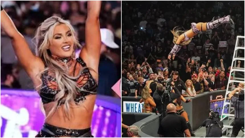 IMPACTANTE VIDEO: Luchadora sufrió aparatosa caída tras fallar un salto mortal en pleno espectáculo
