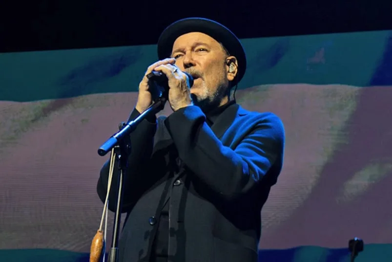 Rubén Blades se despidió de la Argentina y Charly García no se lo quiso perder
