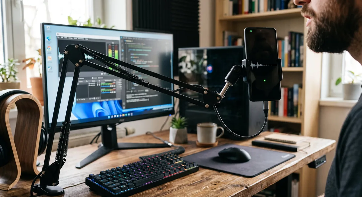 Convierte el celular en un micrófono de alta calidad para la PC