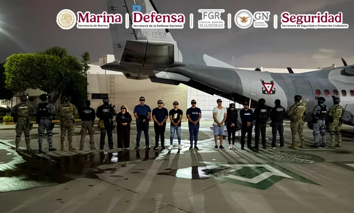 Detienen a 20 presuntos integrantes del CJNG en tres estados; catean 36 inmuebles