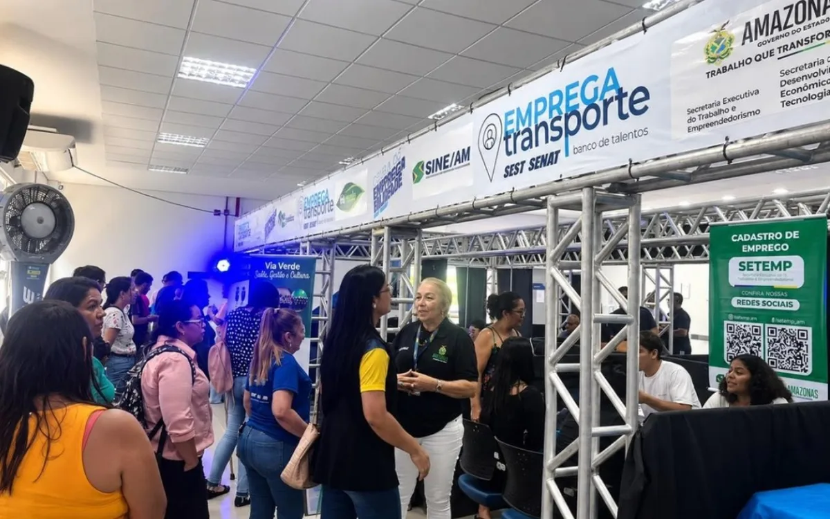 Feira de emprego em Manaus terá 730 vagas e atividades de capacitação; veja como participar