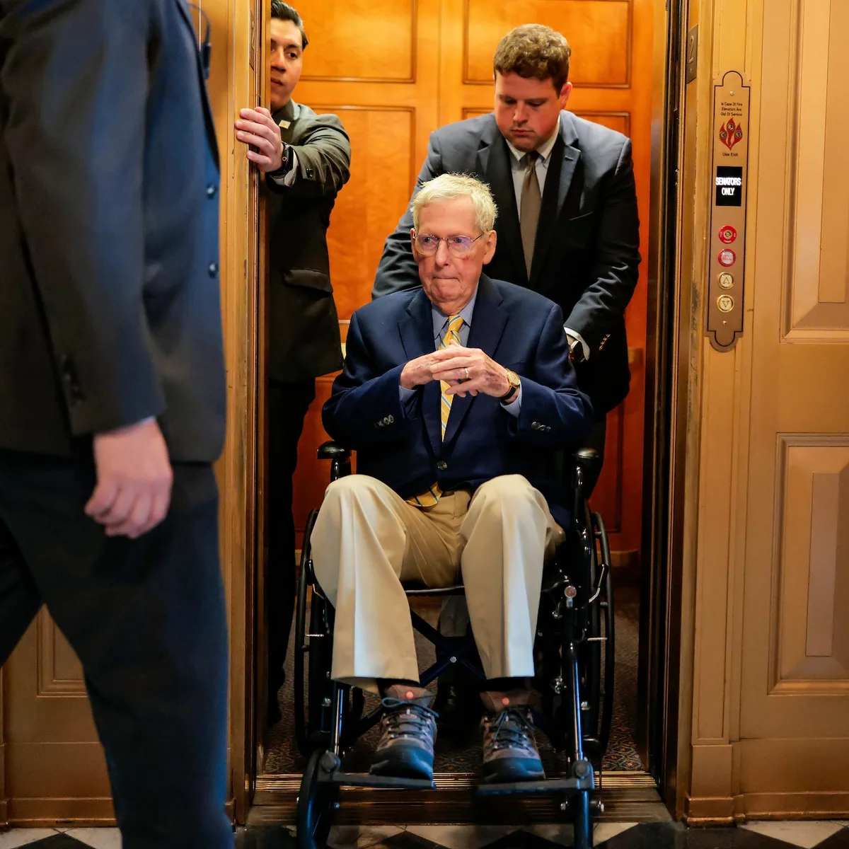 The Senate returns Monday. It’s not clear if McConnell will be back.