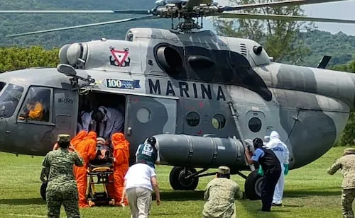 Realizan simulacro de emergencia nuclear en Central Laguna Verde, en Veracruz; despliegan operativo de evacuación