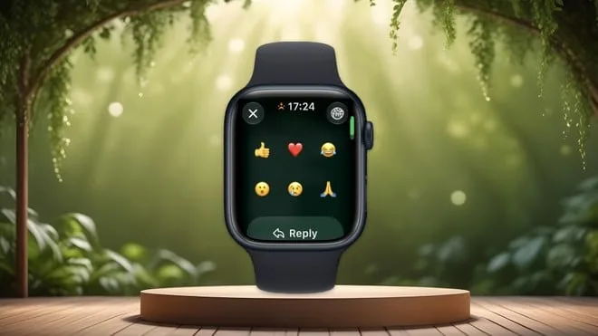 WhatsApp agora tem teclado completo de emojis para reações no Apple Watch