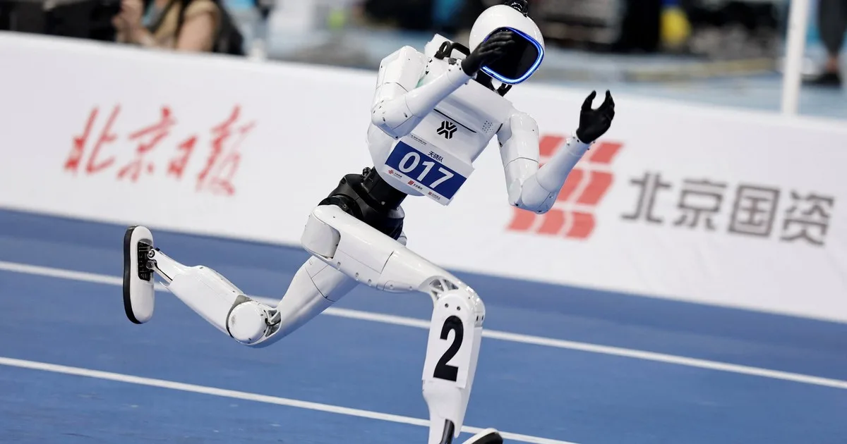 Video: un robot pulverizó el record de los 100 metros de Usain Bolt y hasta bajó los 9 segundos
