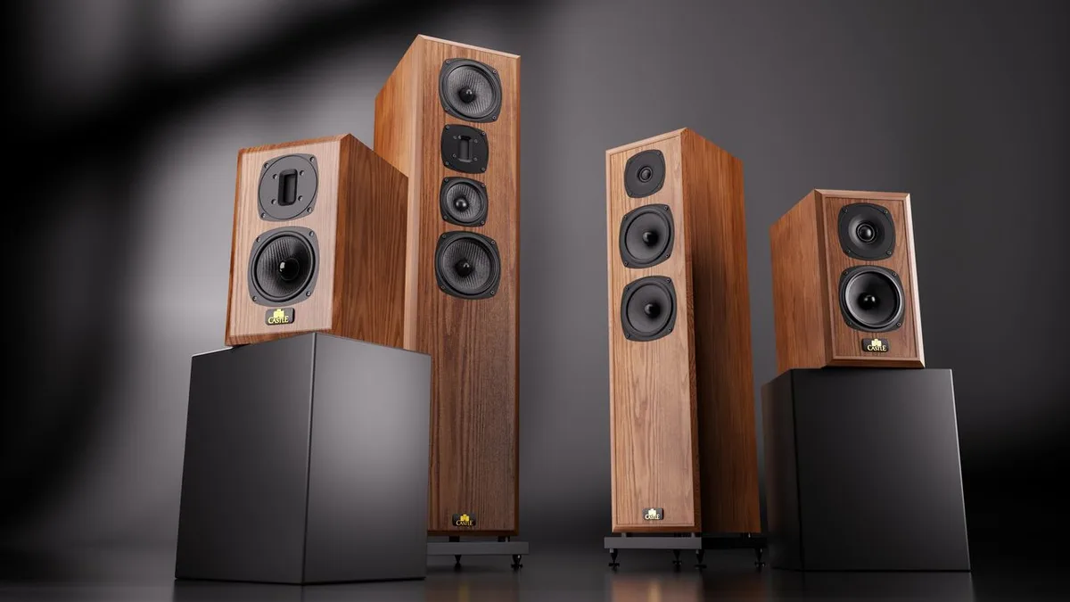 I didn't know British speaker maker Castle, but its new 70s-inspired stereo speakers look really cool — and I'm intrigued by the unusual driver layout on one model
