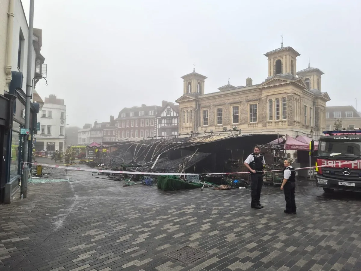 Historic south London market faces nine-day closure for repairs after fire damage