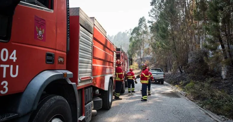 Quatro viaturas danificadas em incêndio em centro automóvel