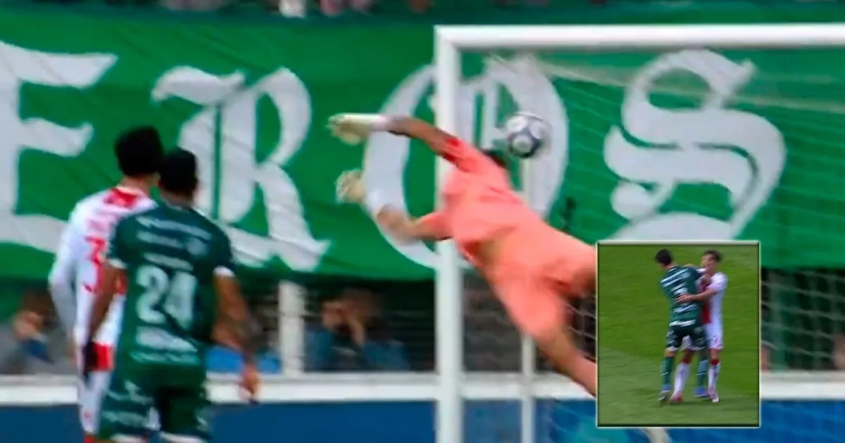 Video: el polémico gol que le anularon a Sarmiento contra Huracán