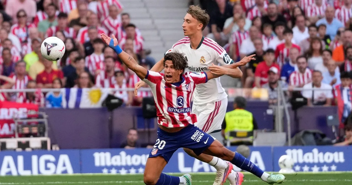 Súper Giuliano Simeone: le hicieron el penal, dejó al Real Madrid con 10 y sumó asistencia en el Atlético