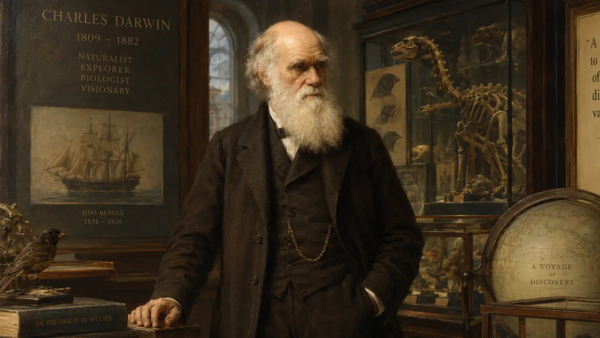 Quote of the day by Charles Darwin: "A man who dares to waste one hour of time has..."