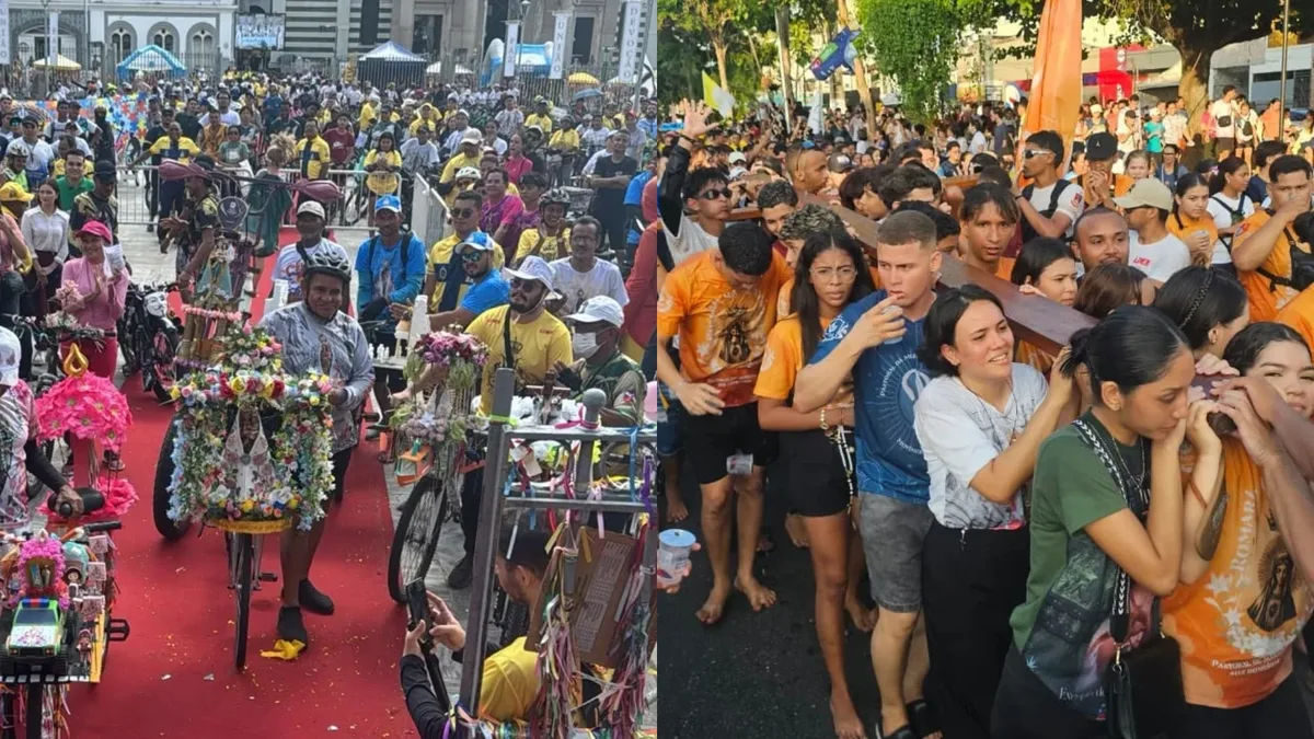 Círio 2026: Ciclo Romaria e Romaria da Juventude levam milhares de devotos às ruas de Belém